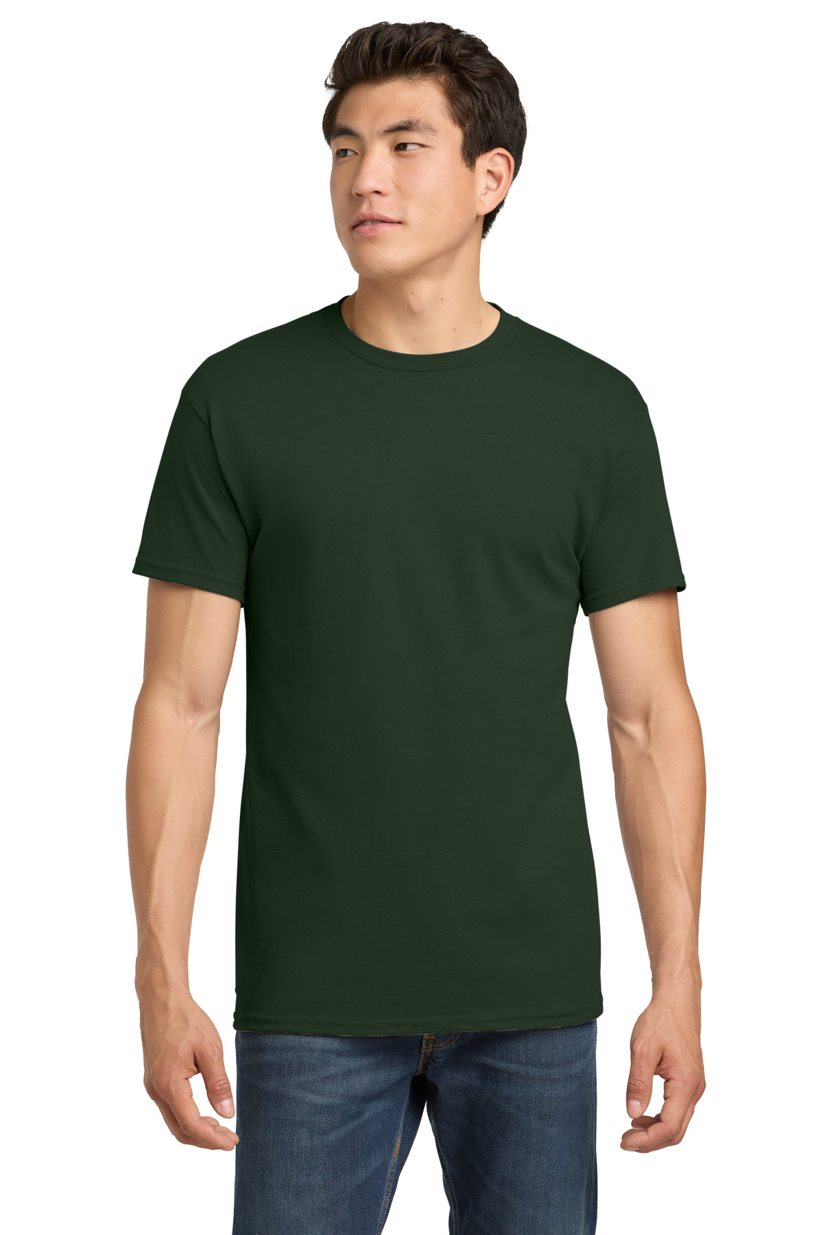 Gildan 5000 — Forest Green front