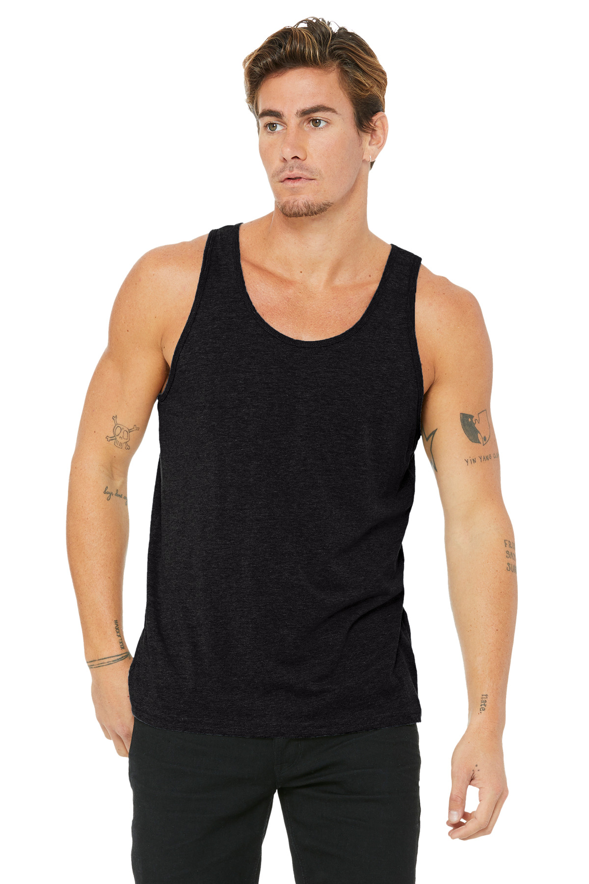 Bella + Canvas 3480 — Black Heather