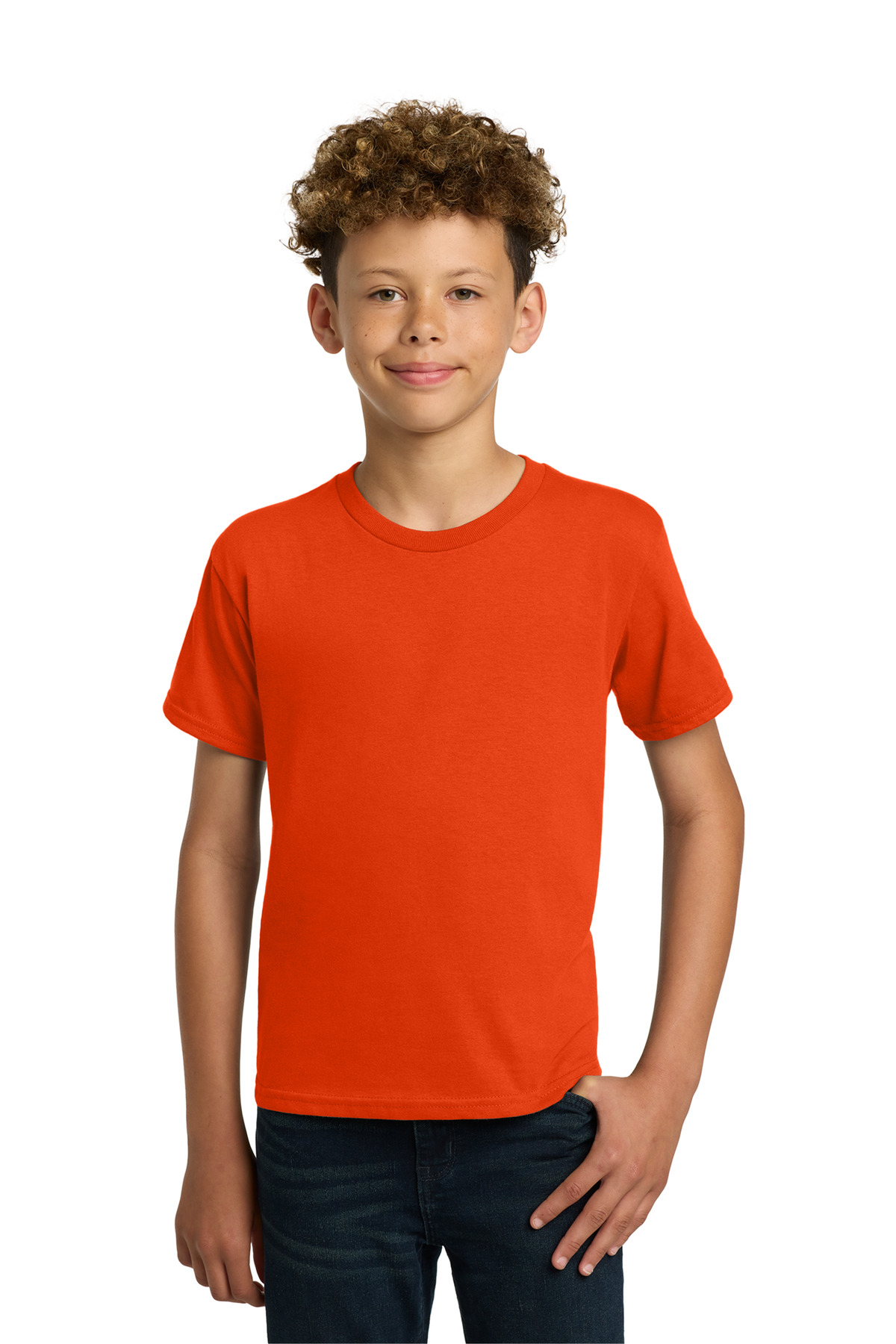 Gildan 5000B — Orange front