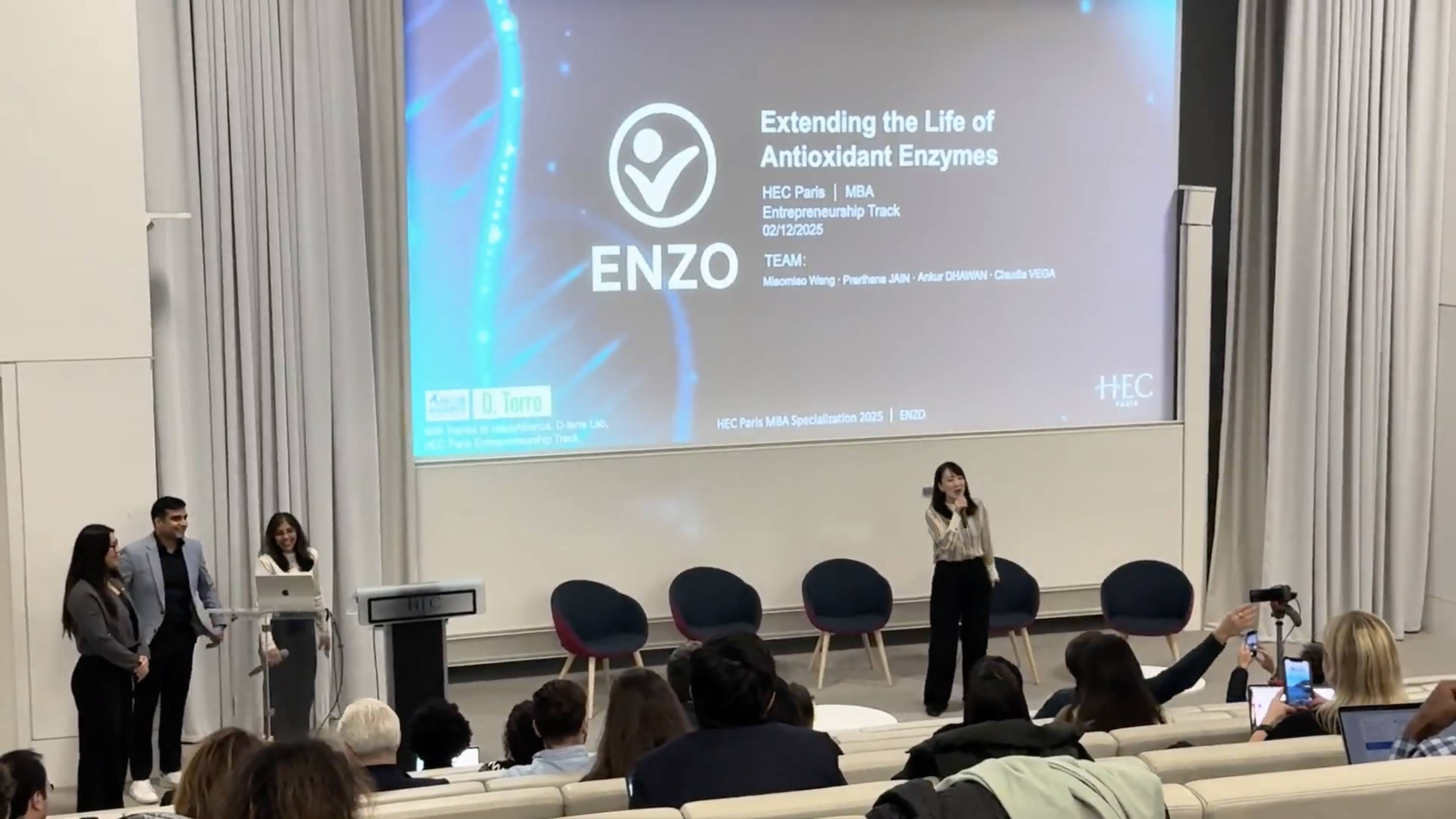 Estudantes de MBA apresentam startups deeptech em evento da HEC Paris