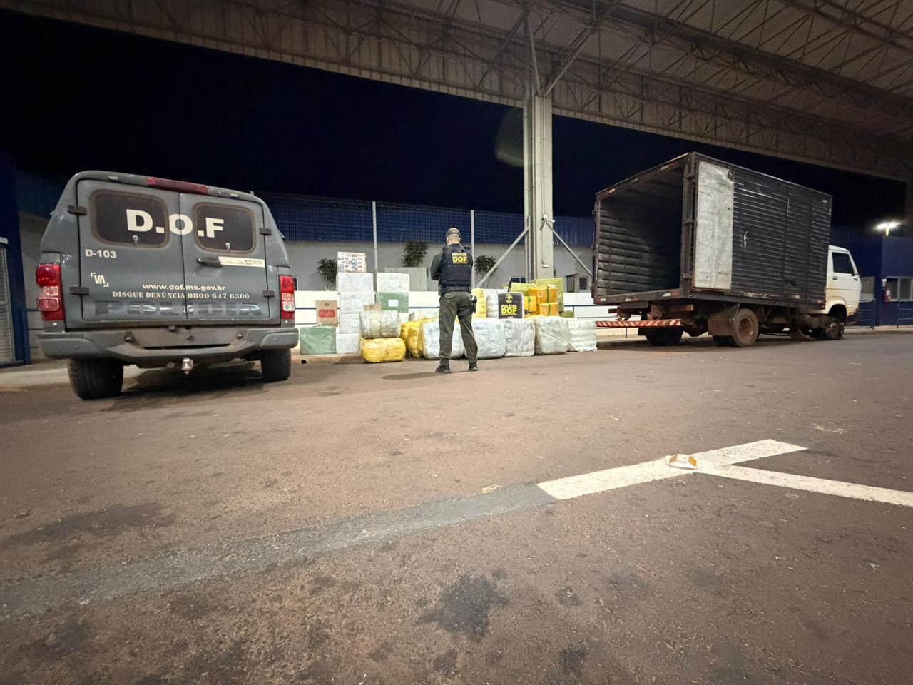 Caminhão com carga ilegal é apreendido em operação do DOF
