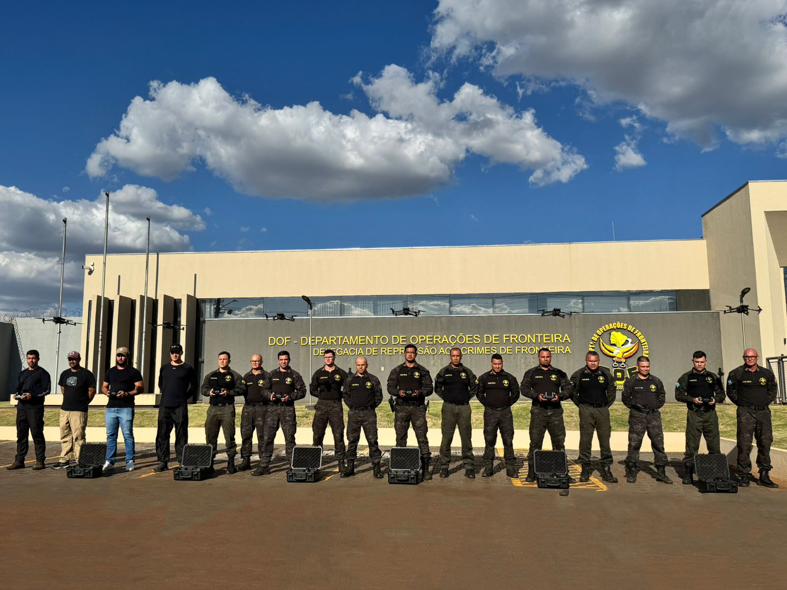 DOF adota drones: preparação de agentes para atuar na fronteira