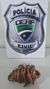 Homem é preso em flagrante por furto de fios de cobre no centro