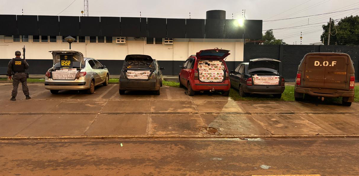 Operação do DOF intercepta comboio com carga do Paraguai