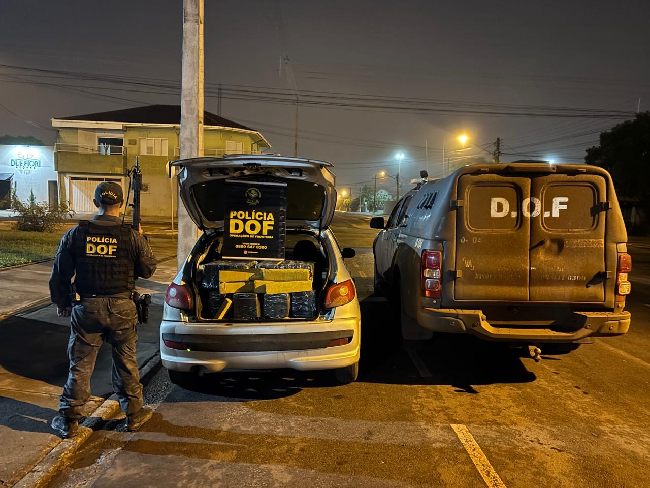 Polícia intercepta 301 quilos de maconha em Sidrolândia