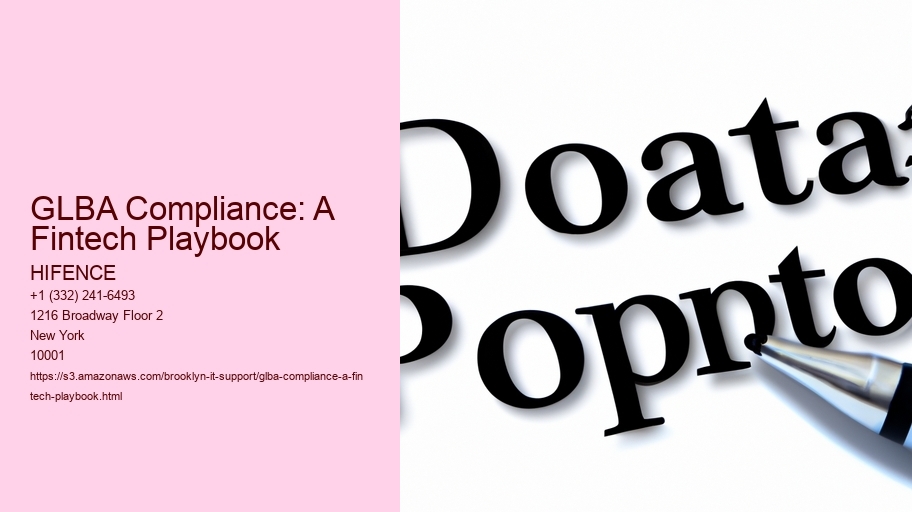 GLBA Compliance: A Fintech Playbook