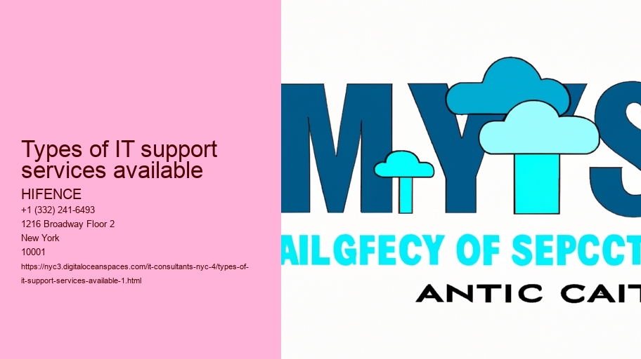 Types of IT support services available