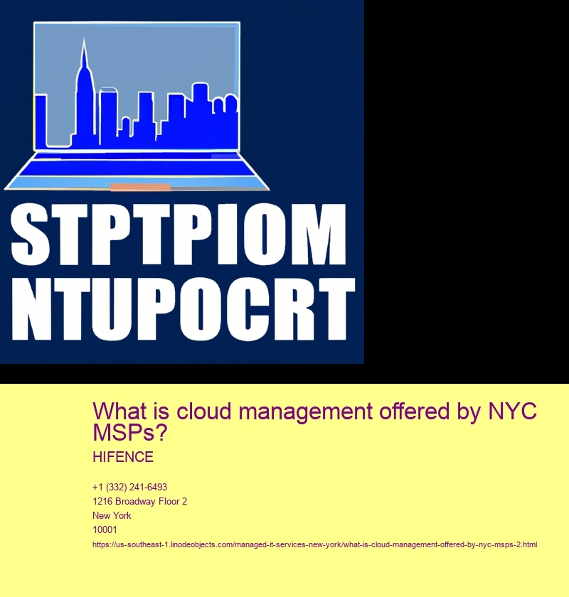 What is cloud management offered by NYC MSPs?