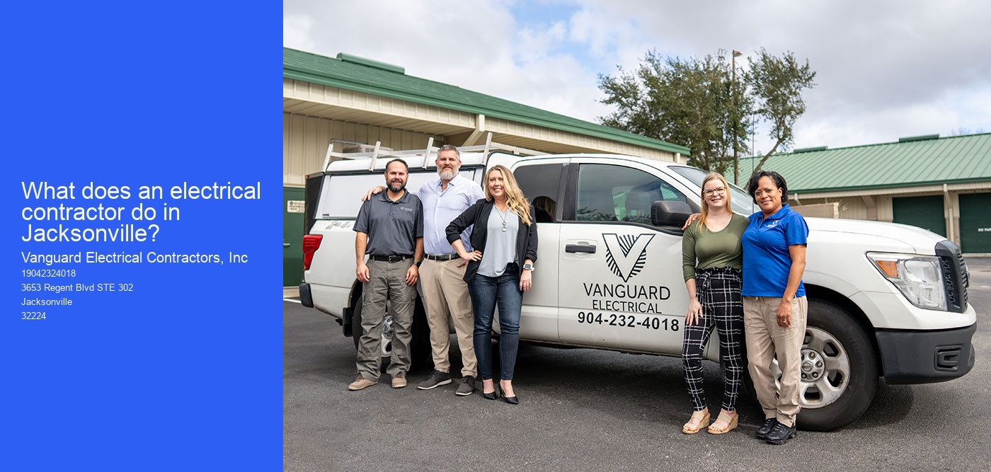 What does an electrical contractor do in Jacksonville?