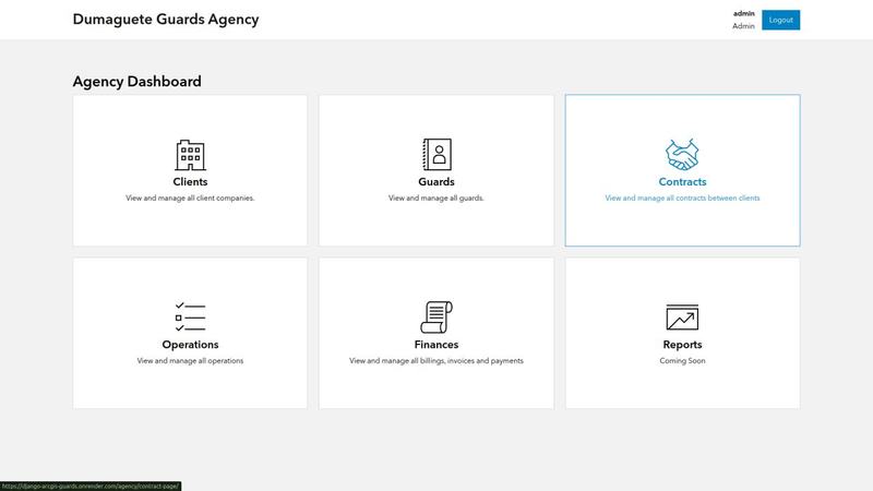 Security Services Enterprise Resource Planning System