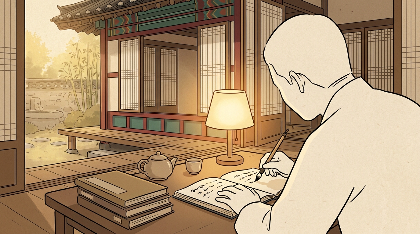 Korean Has Three 'Location' Particles — and the Difference Isn't Where You Are, It's What You're Doing — illustration 2
