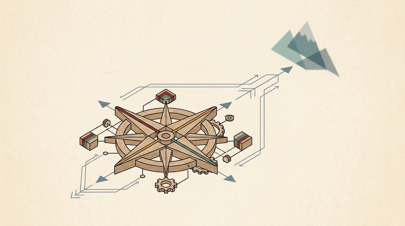 Korean Has Three 'Location' Particles — and the Difference Isn't Where You Are, It's What You're Doing — illustration 3