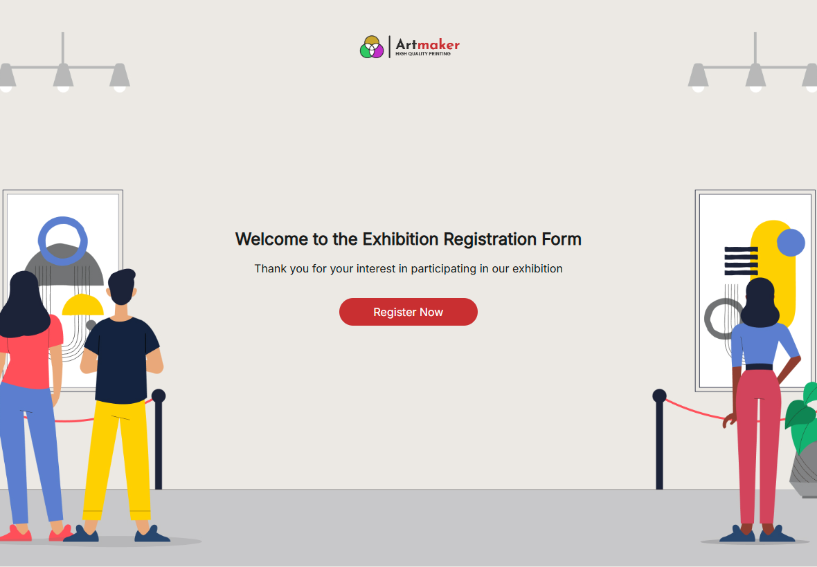 Plantilla de Formulario de Registro para Exposición preview