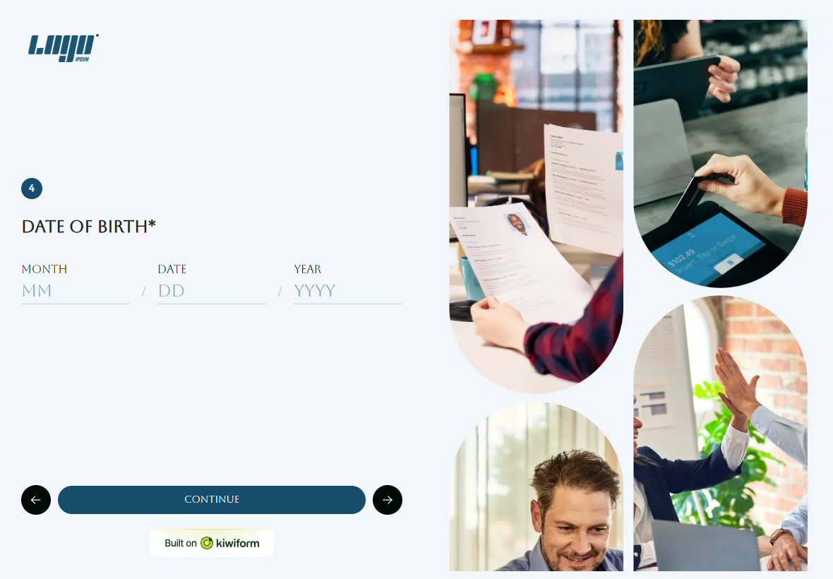 Szablon formularza aplikacyjnego na pracę freelance preview