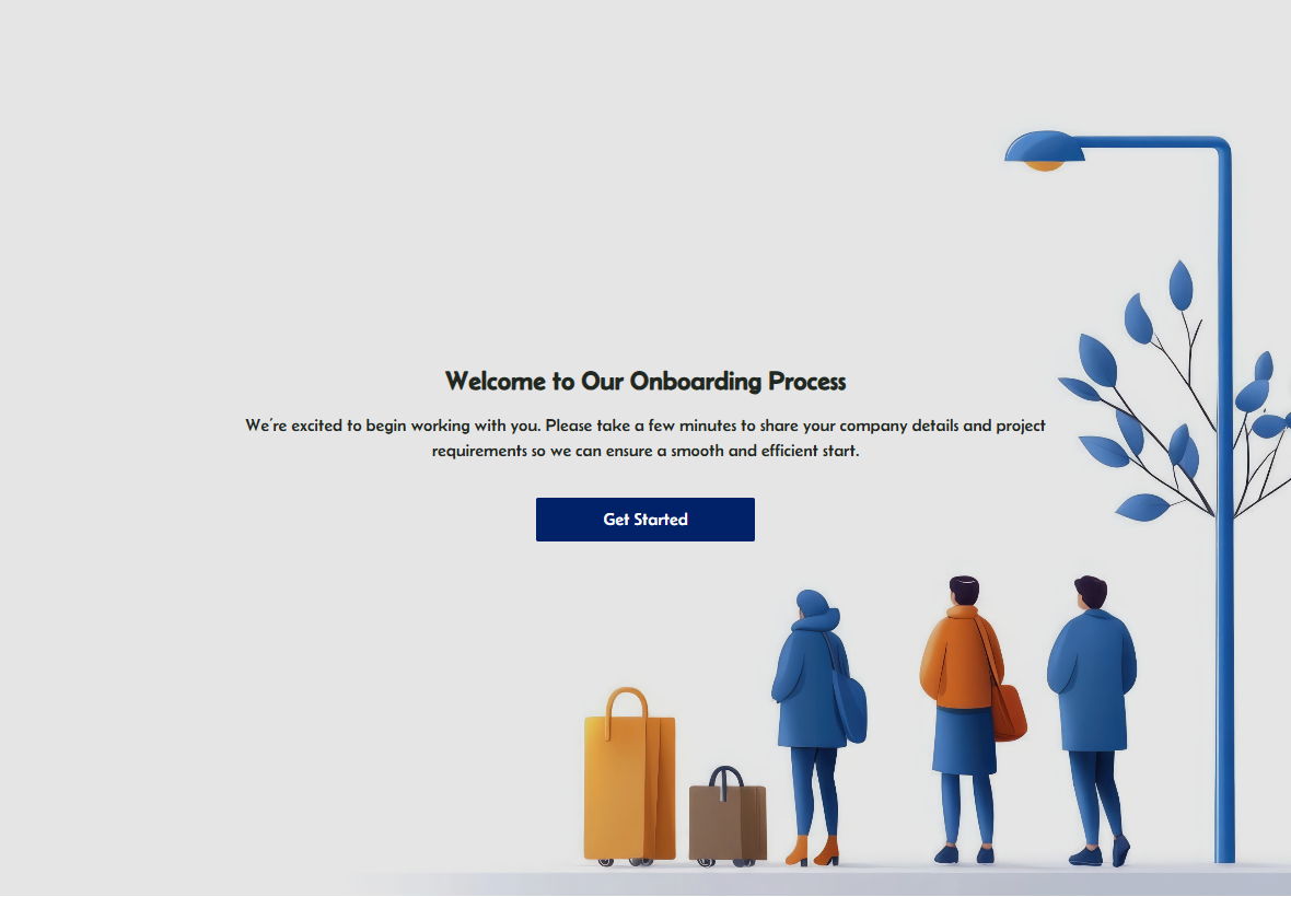 Client On-boarding Form Template preview