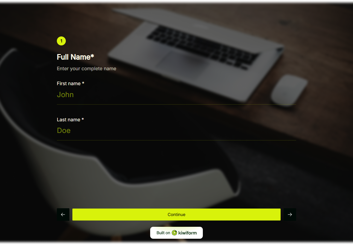 Follow-Up Survey Form Template template preview