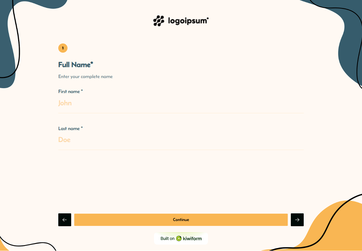 Wartungsanfrage-Formularvorlage template preview
