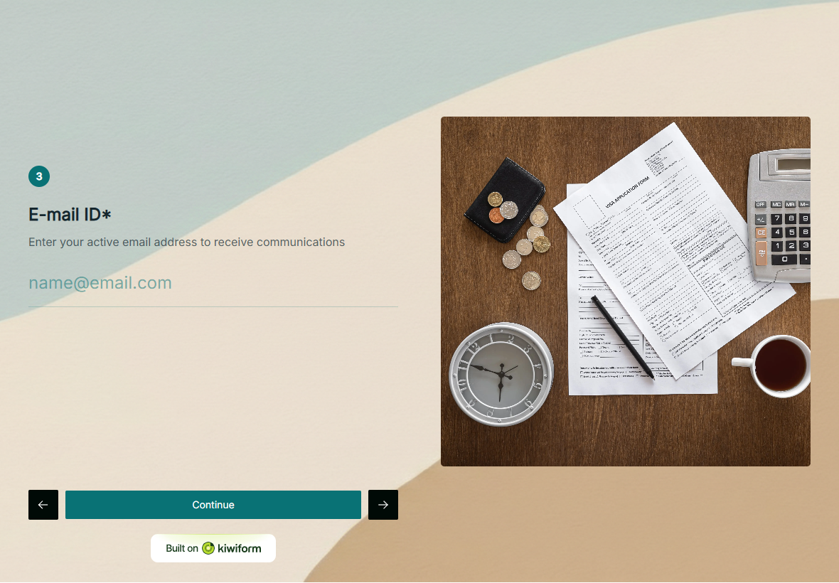 Plantilla de formulario de registro de Opt-In template preview