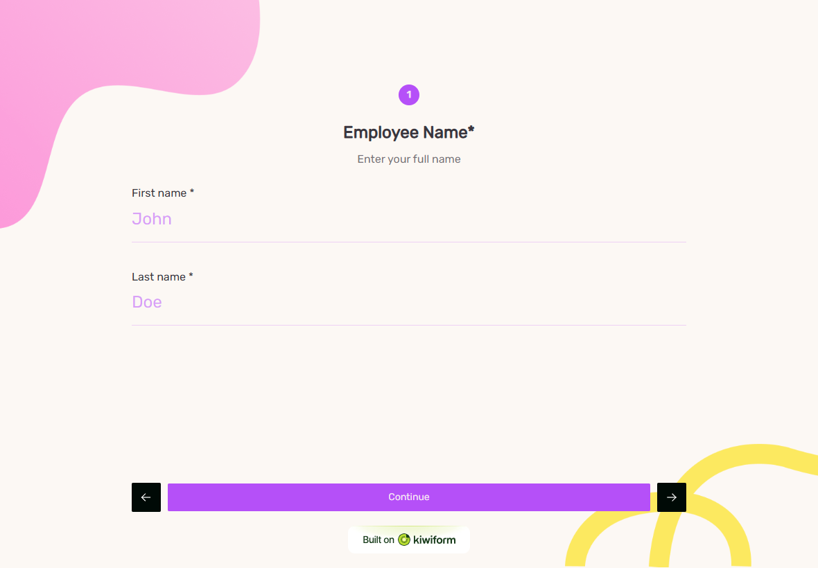 Modello di Modulo per Colloquio di Uscita preview