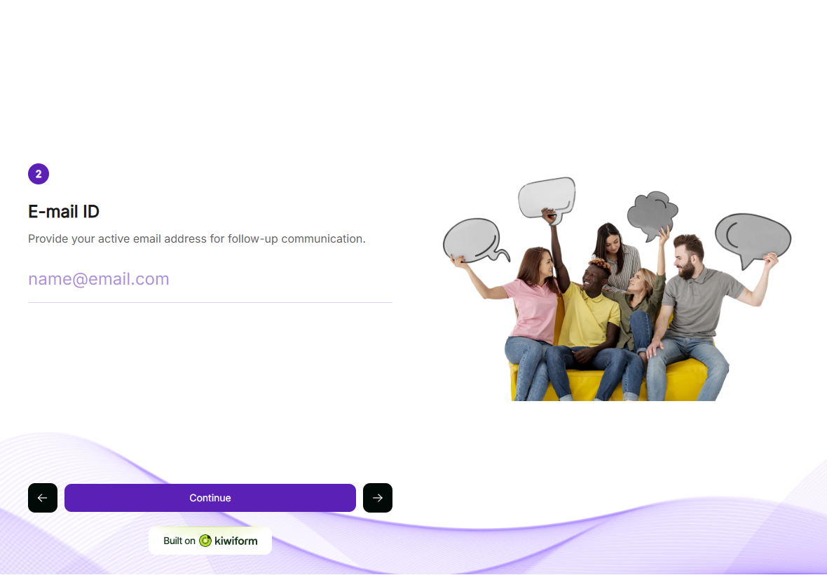 Alumni-Feedback-Umfrageformular-Vorlage template preview