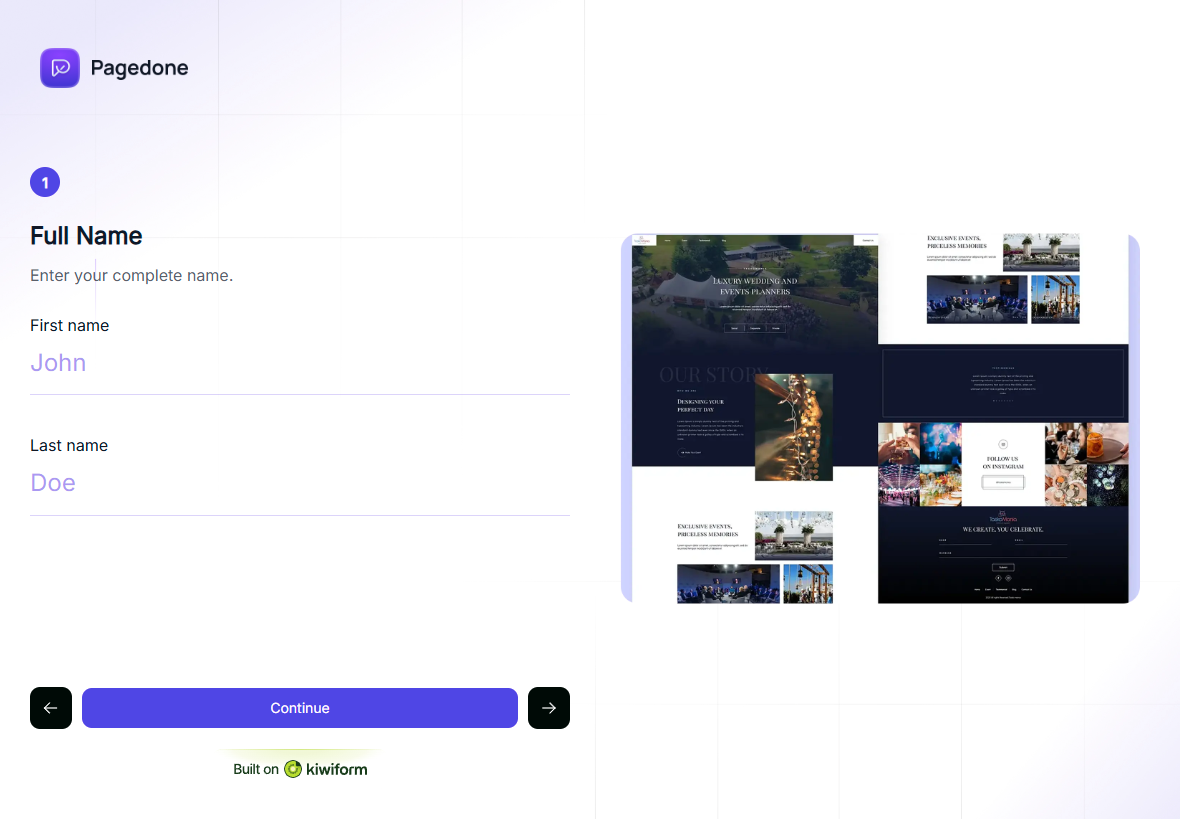 Website-Design-Feedback-Formularvorlage preview