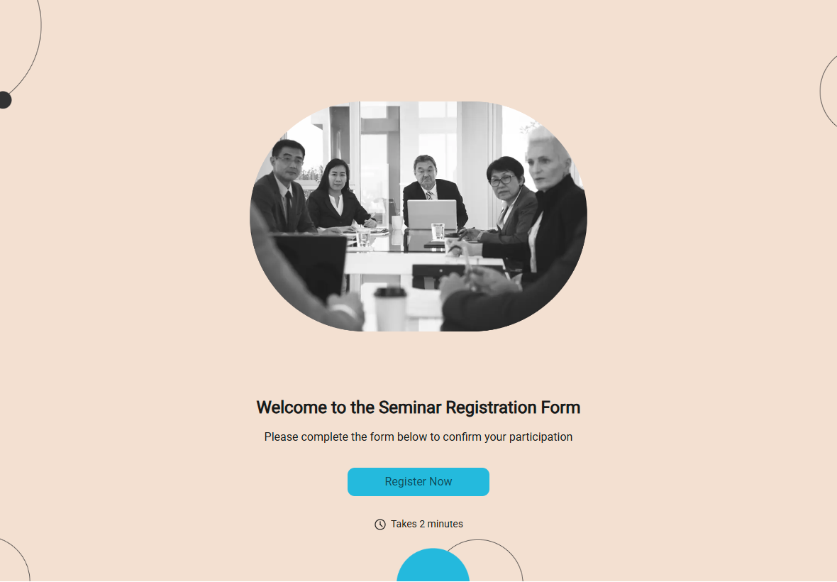 Seminar-Anmeldeformular-Vorlage preview
