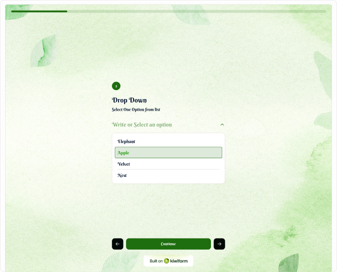 sample form image