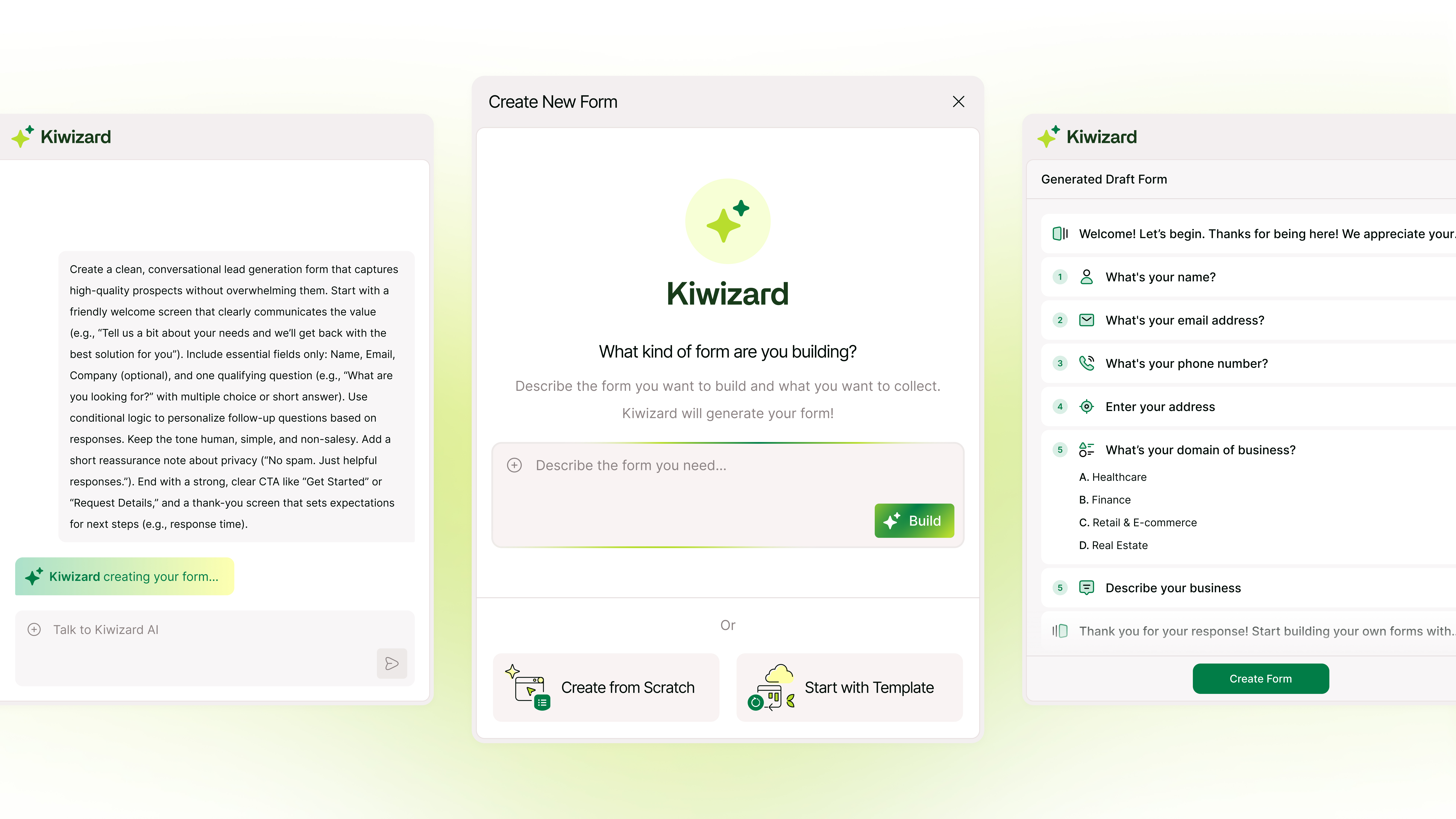 kiwizard ai modal image