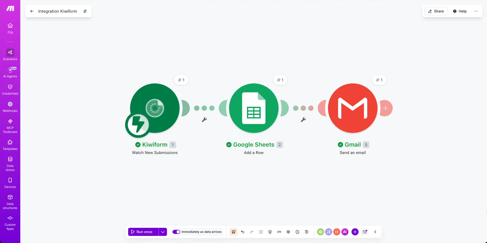 Make workflow builder with multiple connected apps