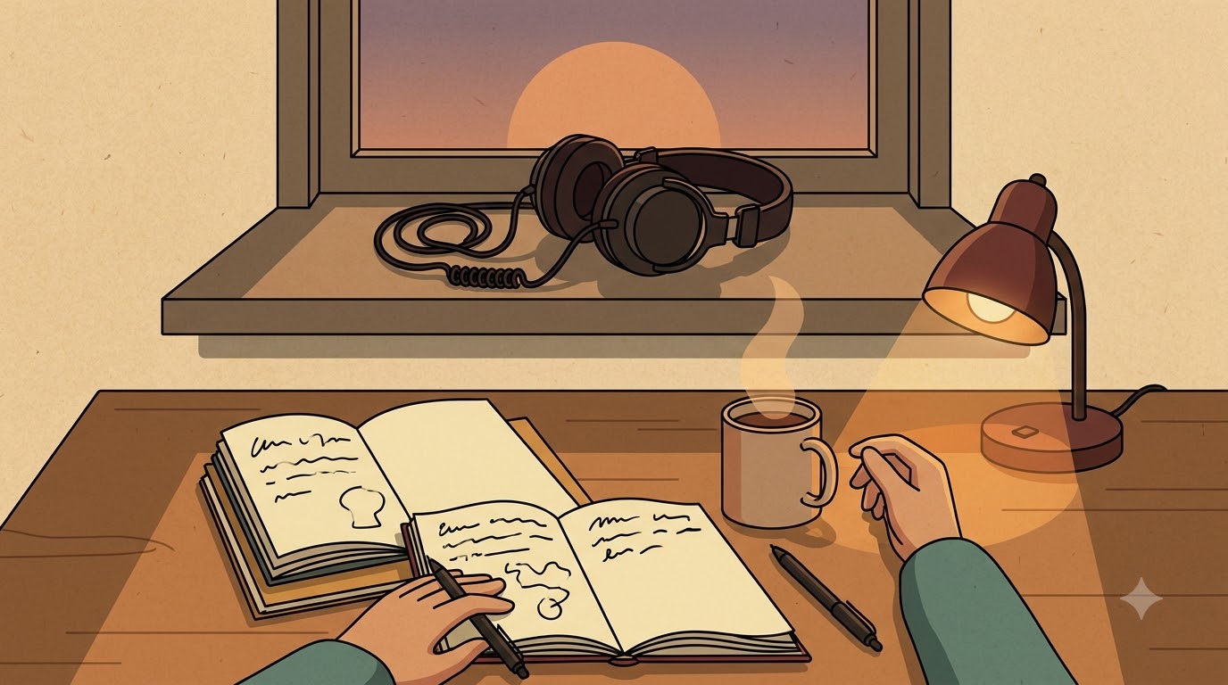 연필, 음악, 그림, 길 (Yeon-pil, Eum-ak, Geu-rim, Gil): Why These Four Korean Words Carry Emotions a Dictionary Can't Hold — illustration 2
