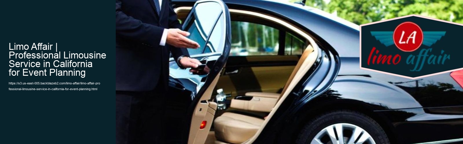 Limo Affair | Professional Limousine Service in California for Event Planning