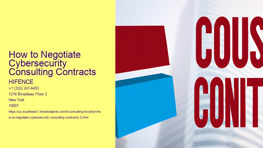 How to Negotiate Cybersecurity Consulting Contracts