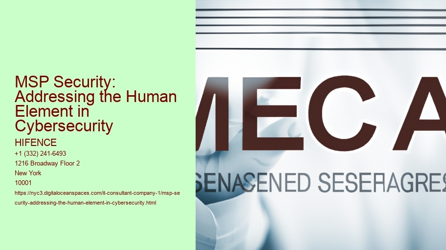 MSP Security: Addressing the Human Element in Cybersecurity