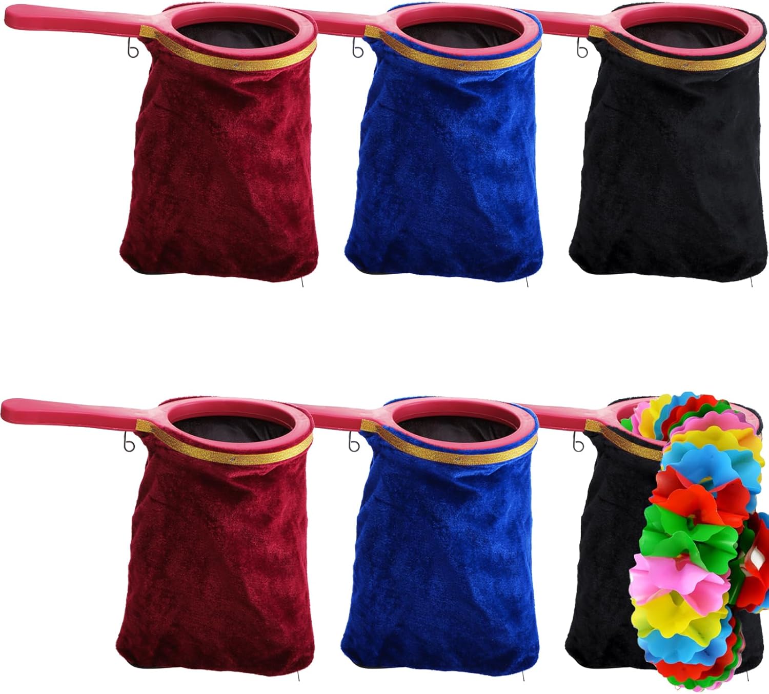 DEAYOU 6 Pack Magic Prop Change Bags with Zipper