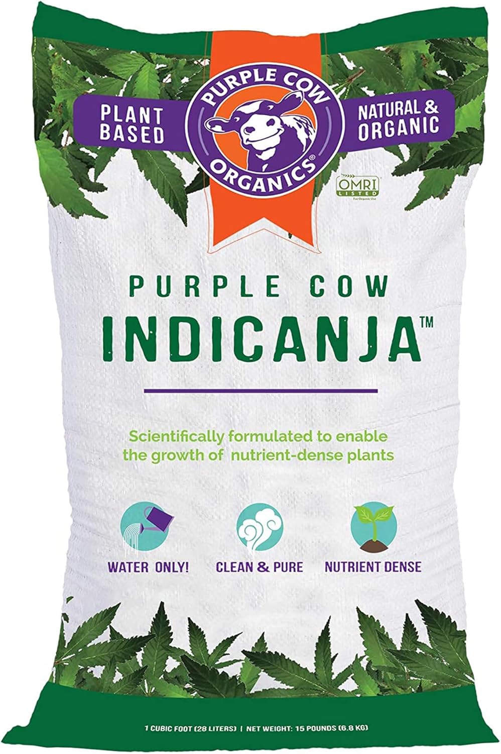 Purple Cow Organics IndiCanja Soil for Professional Indoor & Outdoor Growers