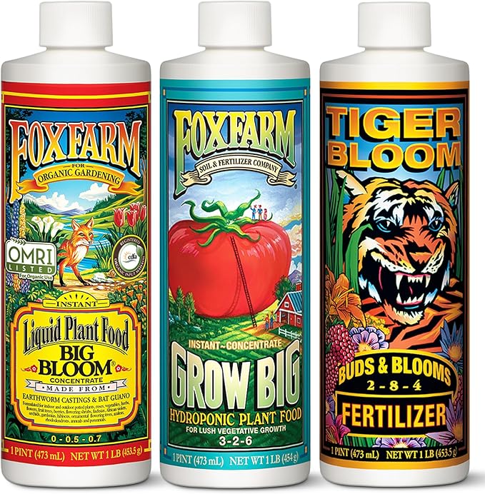 FoxFarm Liquid Nutrient Trio Hydro Formula