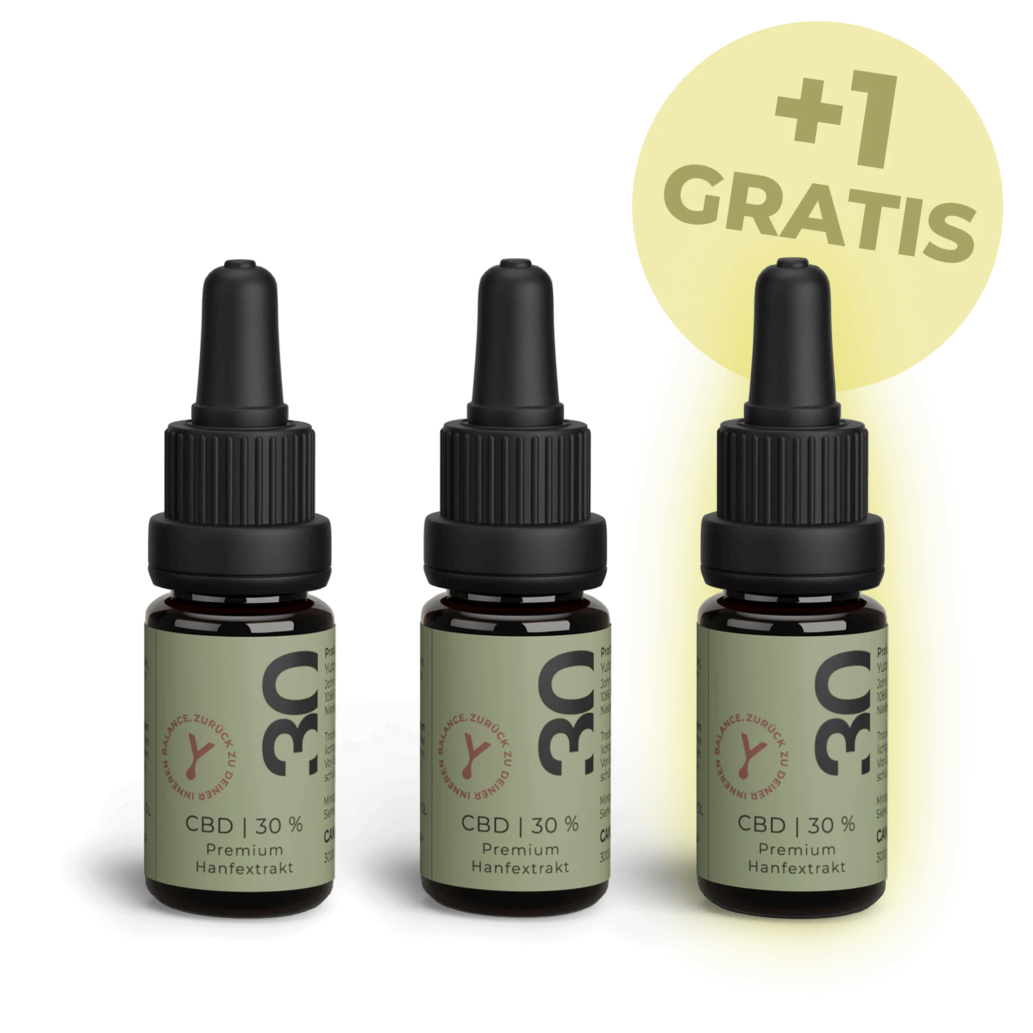 CBD Öl 30% ★ 2+1 GRATIS