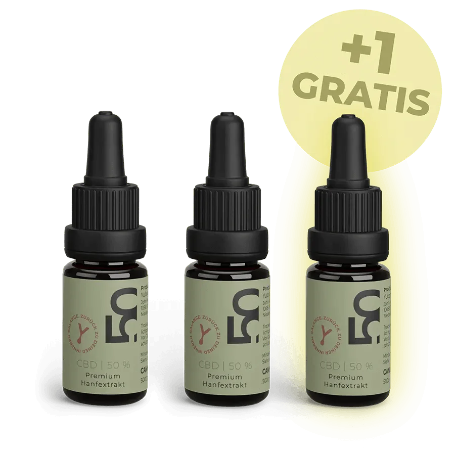 CBD Öl 50% ★ 2+1 GRATIS