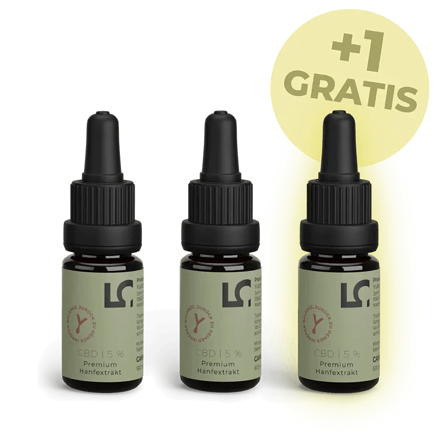 CBD Öl 5% ★ 2+1 GRATIS