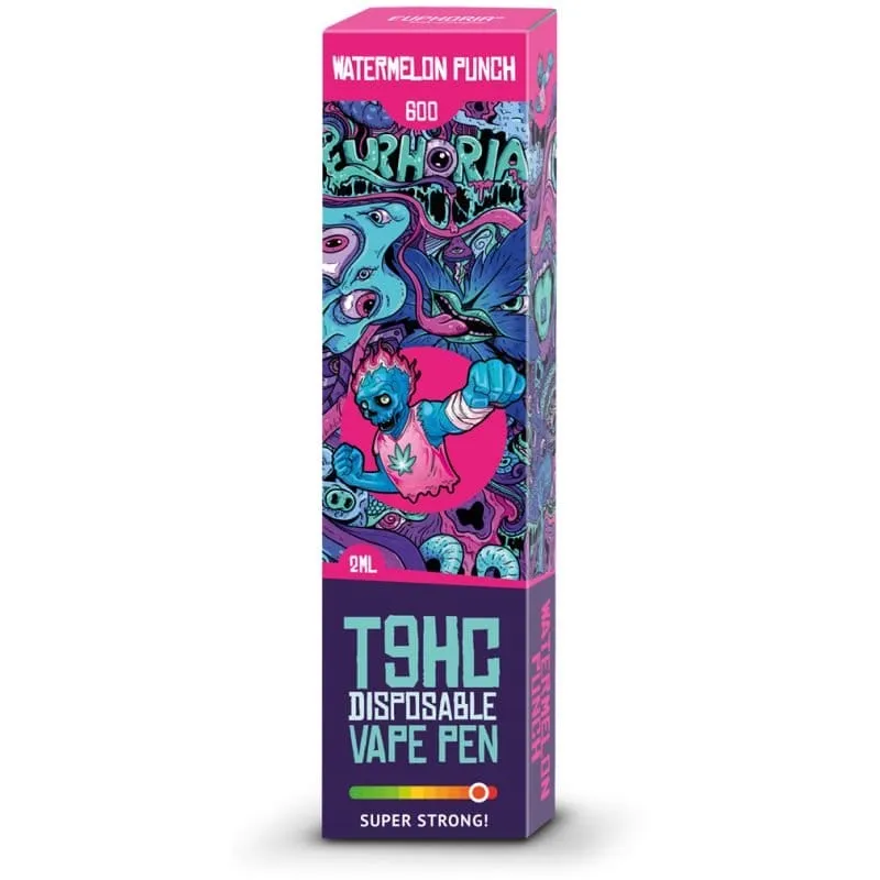 T9HC Disposable Vape Pen | 2 ml (600 mg T9HC) | Watermelon