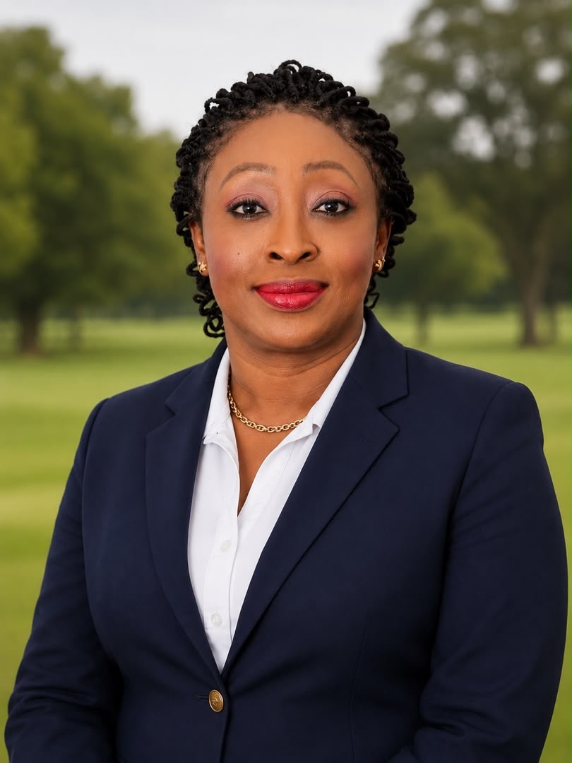 Portrait of Mrs Selassie Gbedemah, Vice-Lady Captain at Achimota Golf Club