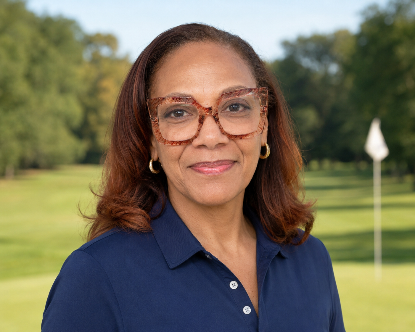 Portrait of Dr Suzanne Nti (Bishop Dr), Treasurer at Achimota Golf Club