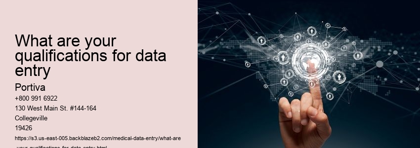 What are your qualifications for data entry