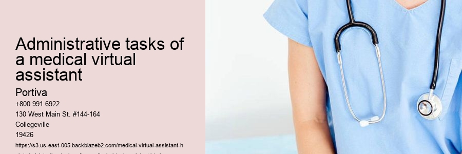 administrative tasks of a medical virtual assistant