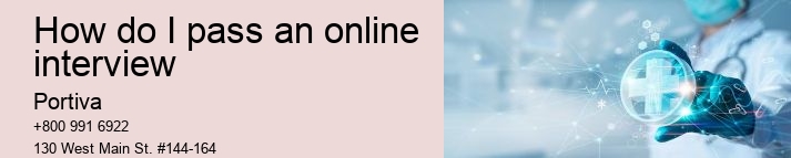 how do I pass an online interview