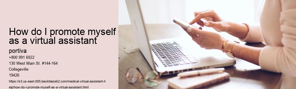 how do I promote myself as a virtual assistant