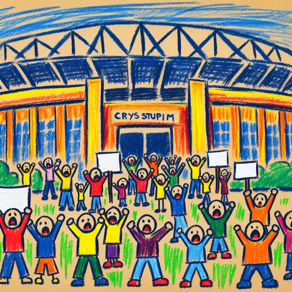 Palace fans protest over Conference League demotion