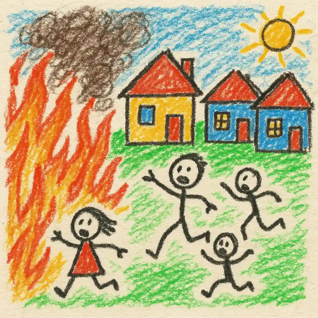 Wildfires come for the suburbs