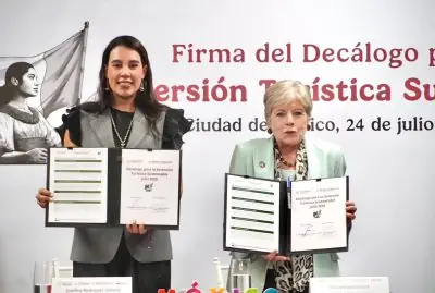 Semarnat y Sectur firman decálogo turístico.