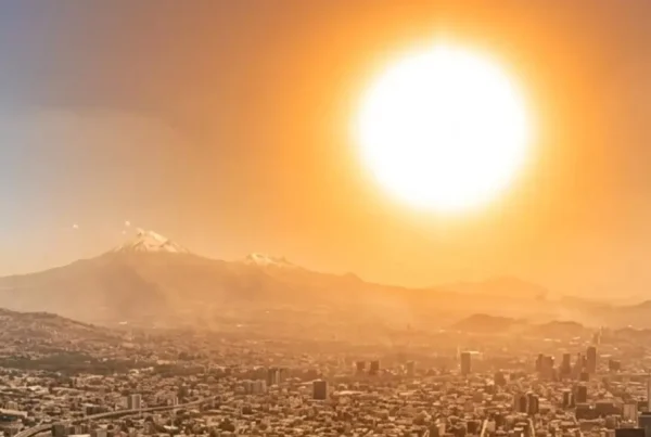 Ola de calor en México.